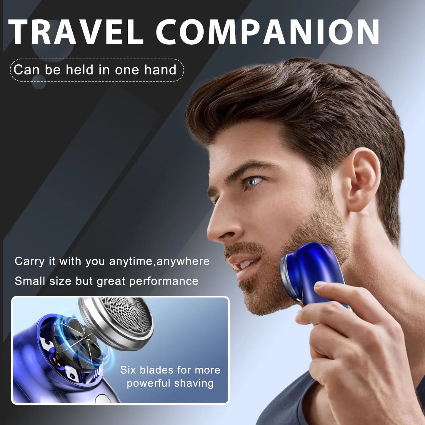 Mini-Shave Portable Electric Shaver
