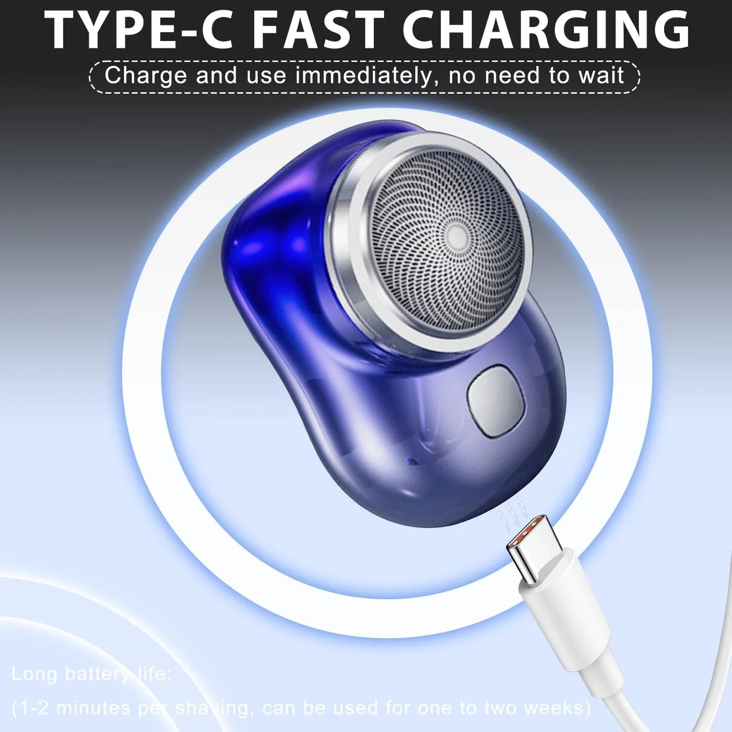 Mini-Shave Portable Electric Shaver