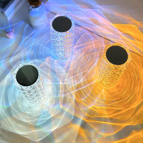 16-Color Remote Control Touch Crystal Lamp