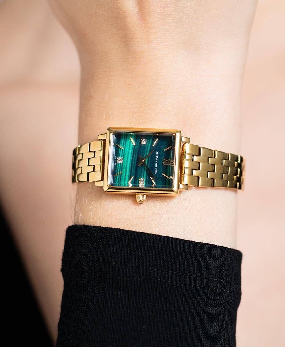 Mini Elevate Gold Green Watch