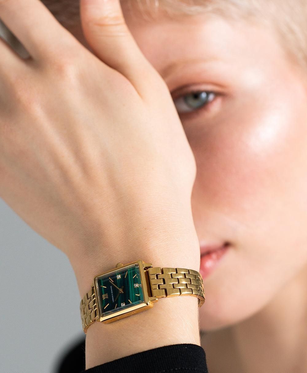 Mini Elevate Gold Green Watch