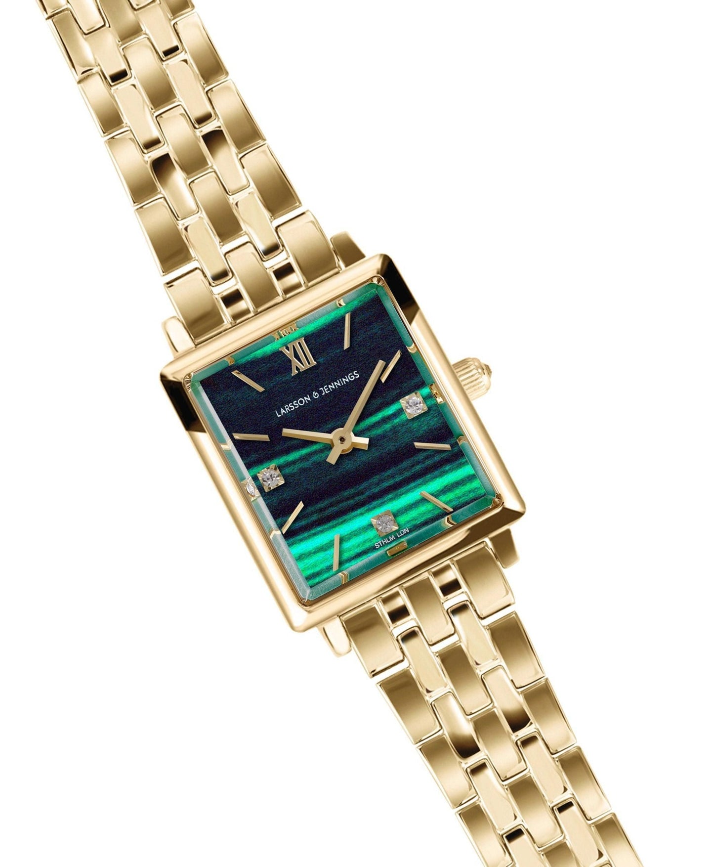 Mini Elevate Gold Green Watch