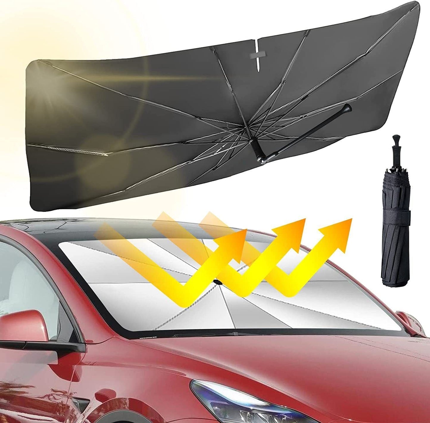 Car Windshield Sun Shade Umbrella (Heat Insulation Protection)