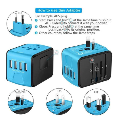 All-in-one Universal Travel Power Adapter