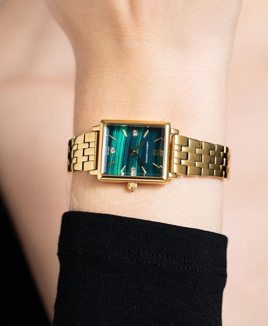 Mini Elevate Gold Green Watch