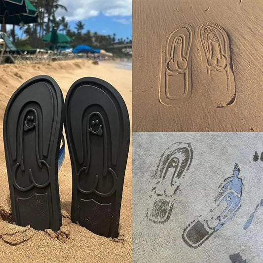 Creative Hidden Penis Flip Flops