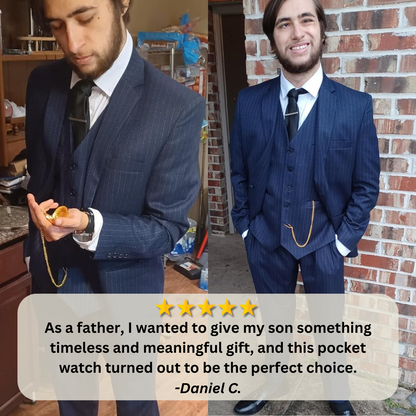 Special Gift For Son - Luxury Vintage Pocket Watch