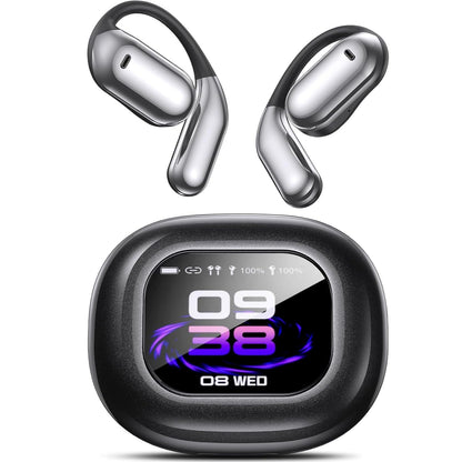 AI Language Translator Earbuds, OWS LCD Touchscreen