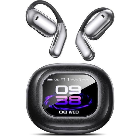 AI Language Translator Earbuds, OWS LCD Touchscreen